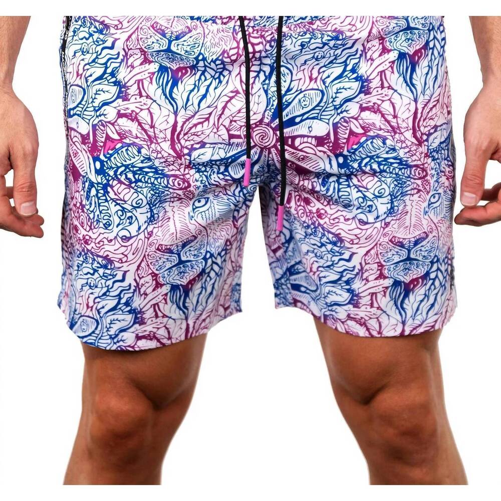 NEW MACEOO swim lion zen shorts in purple
